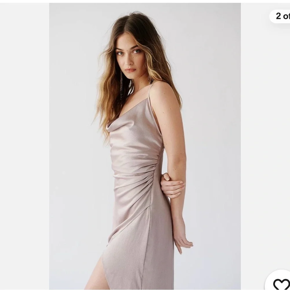 Free People Backless Tan Dress - Picture 2 of 7